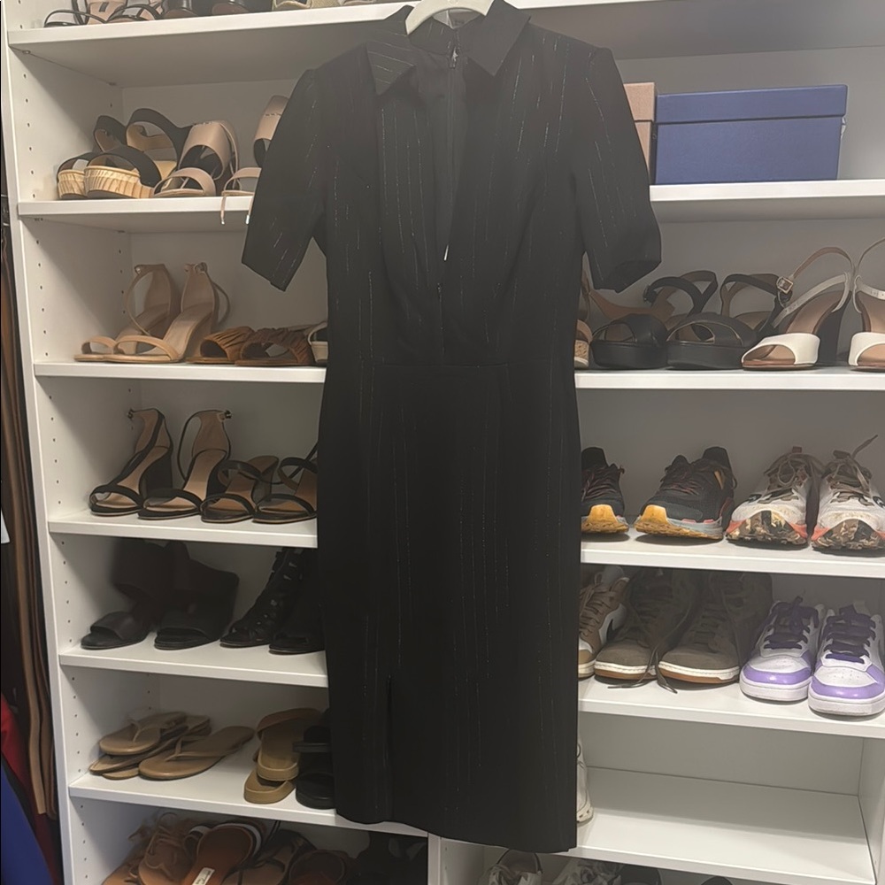 dress the population black dress nwt